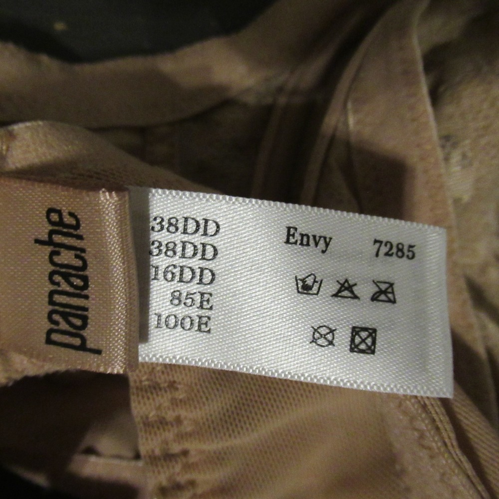 Panache Bra 38DD Beige Tan Envy Lace Underwire Back Closure - Picture 5 of 6